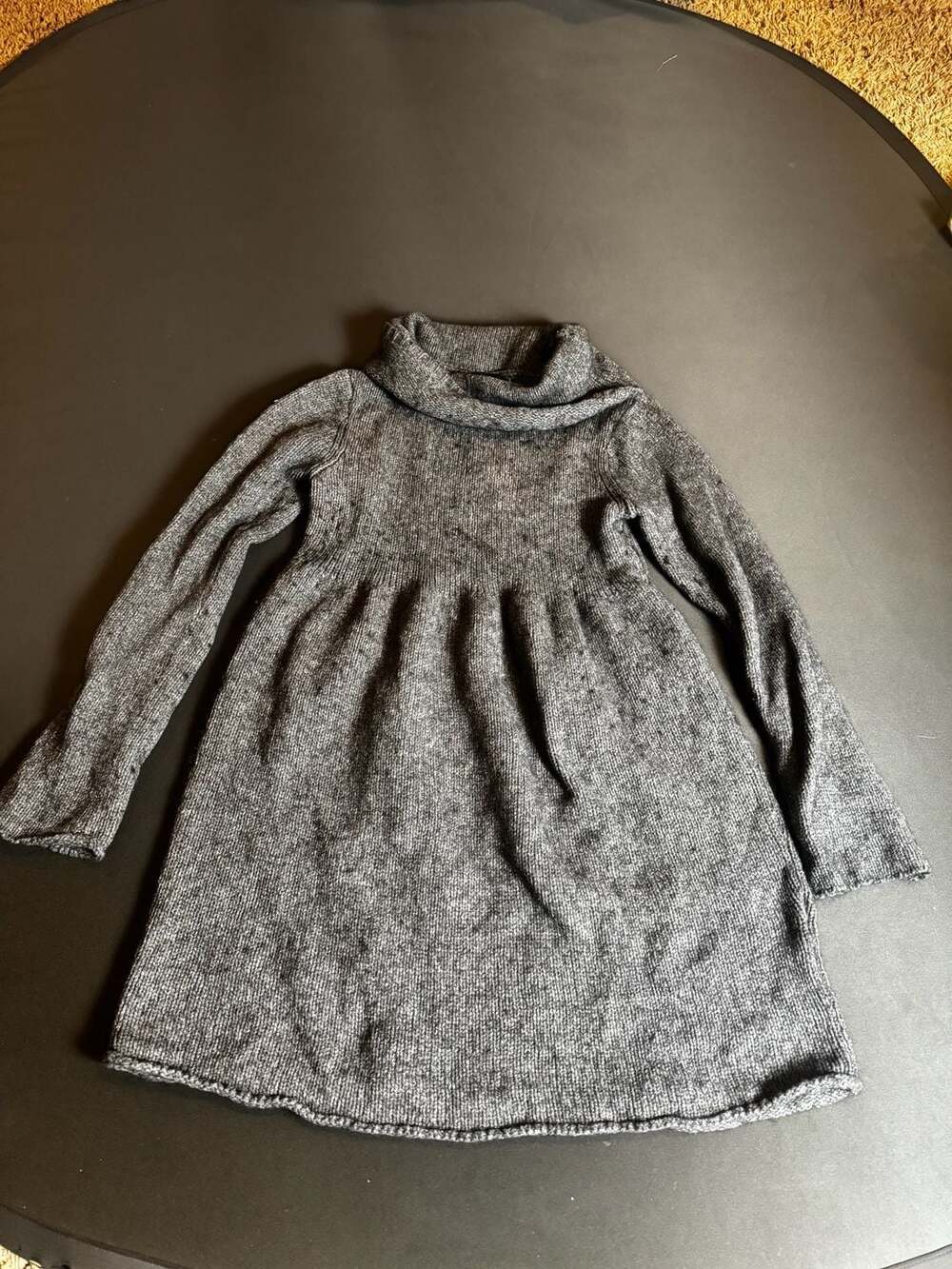 Old Navy Vintage Gray Lambswool Blend Cowl Neck Sweater Dress